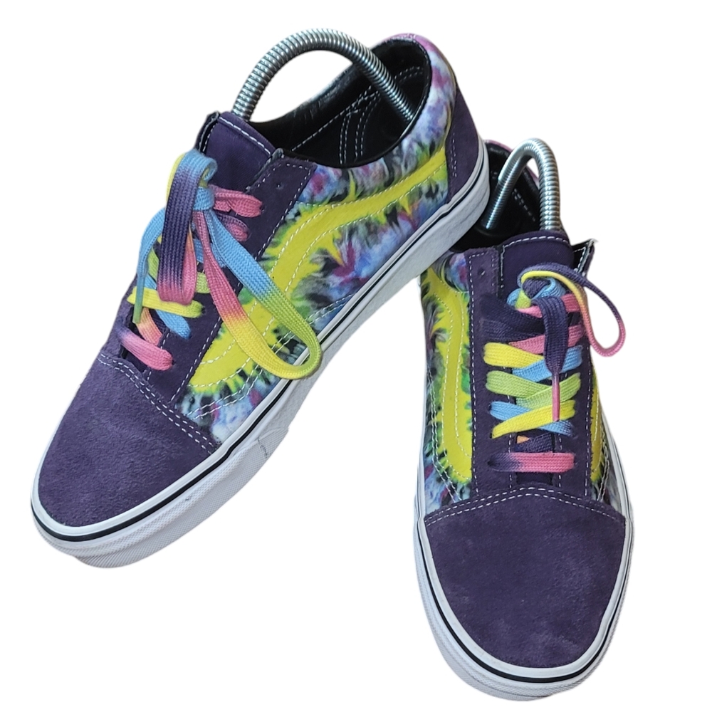 Vans Off The Wall Sneakers‎ Mens Size 7 Womens 8.5 Multicolor B11